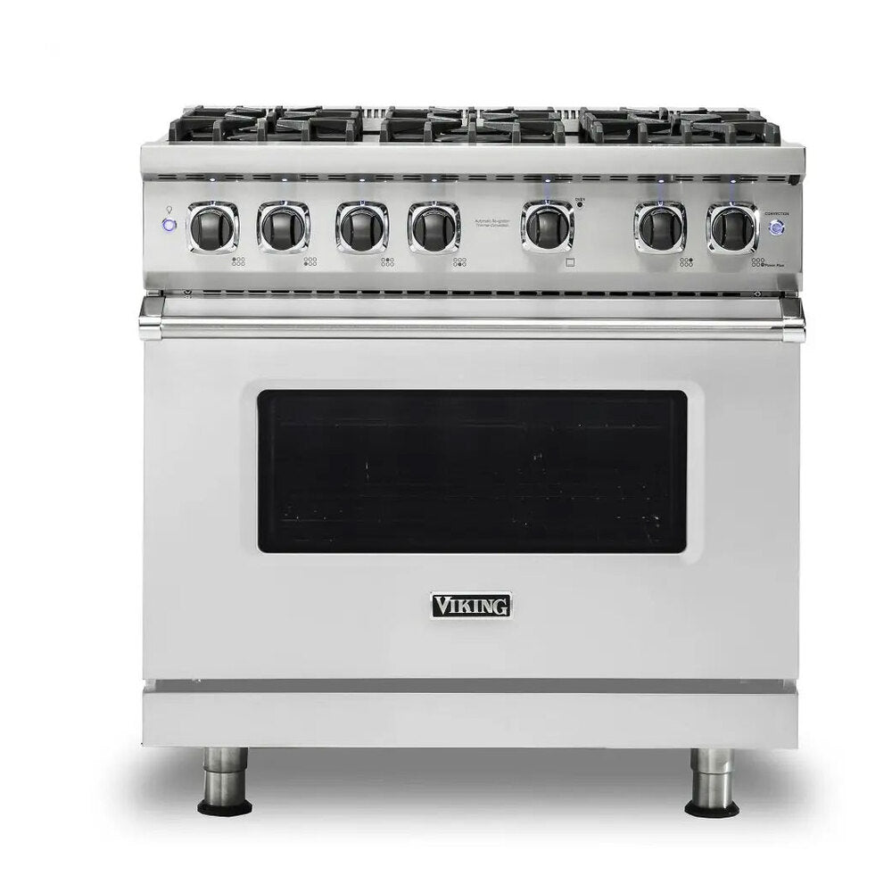 Viking 5 Series 36 inch Sealed Burner Gas Range with 6 Burners - VGR5366B*