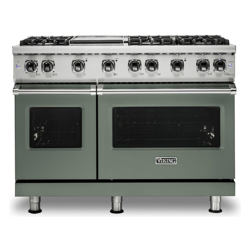 Viking 5 Series 48 inch Sealed Burner Gas Range with 6 Burners and Griddle - VGR5486G*