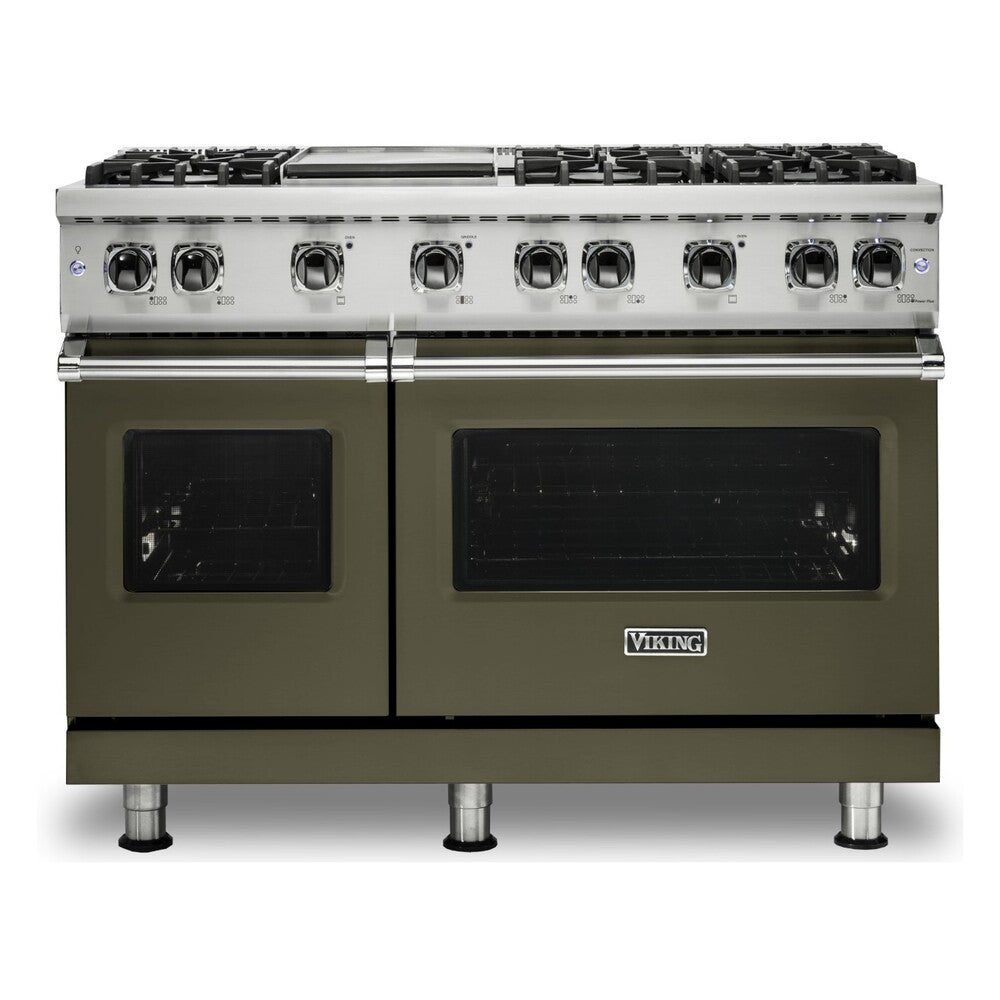 Viking 5 Series 48 inch Sealed Burner Gas Range with 6 Burners and Griddle - VGR5486G*