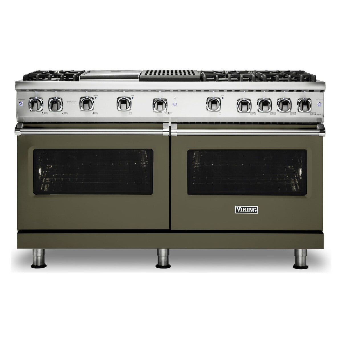 Viking 5 Series 60 inch Sealed Burner Gas Range with 6 Burners, Griddle and Grill - VGR5606GQ*