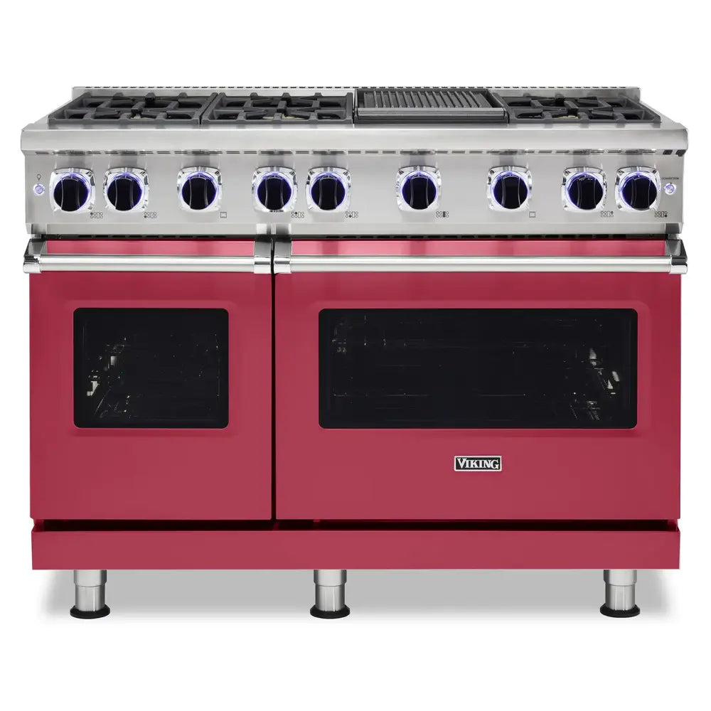 Viking 7 Series 48 inch Sealed Burner Gas Range with 6 Burners and Griddle - VGR74826G*