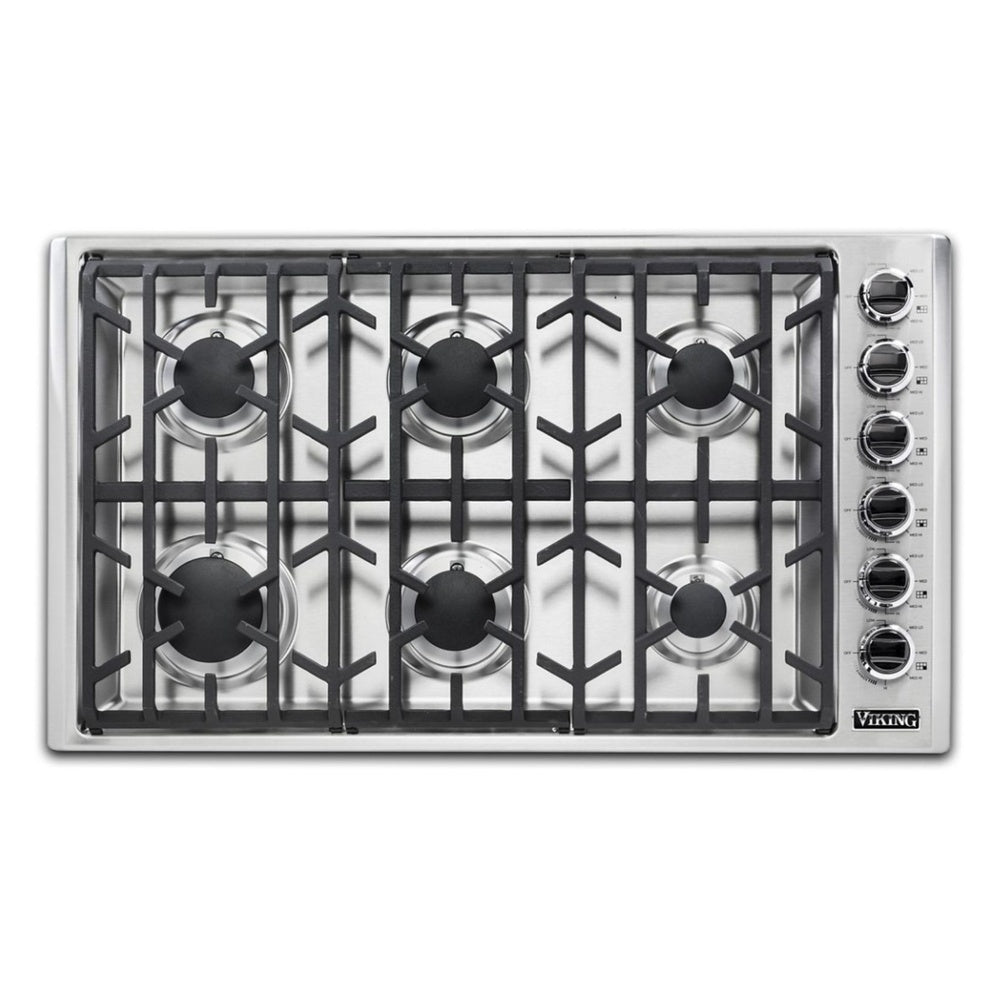 Viking 5 Series 36 inch Gas Cooktop with 6 Burners - VGSU53616BSS*