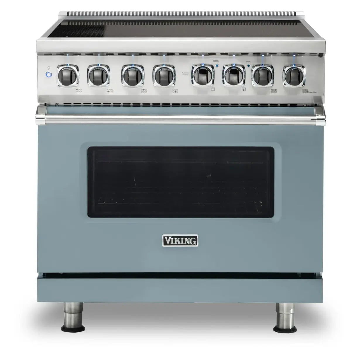Viking 5 Series 36 inch Induction Self-Clean Range with 6 Elements (November Sky) - VIR53626BNS