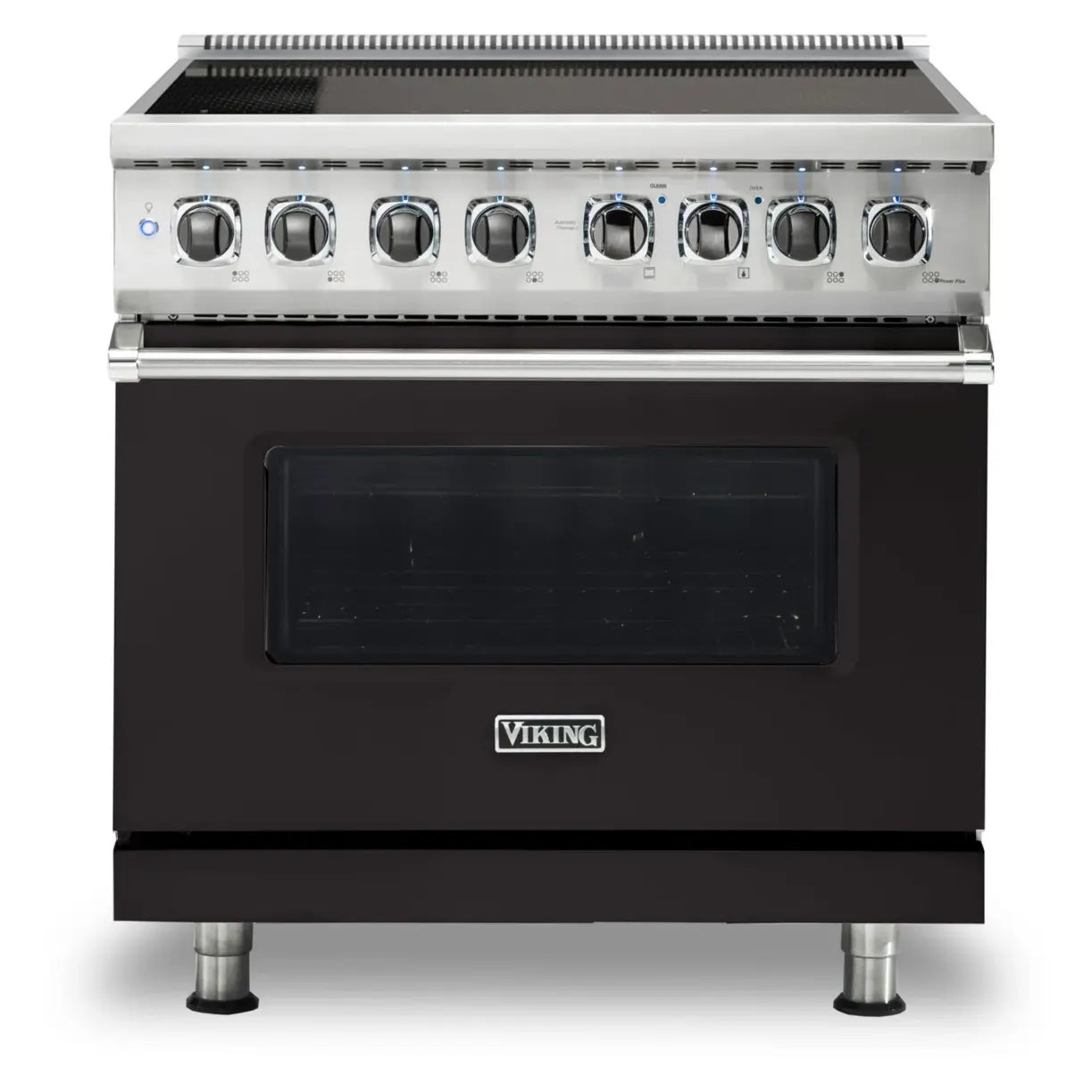 Viking 5 Series 36 inch Induction Self-Clean Range with 6 Elements (Onyx) - VIR53626BON