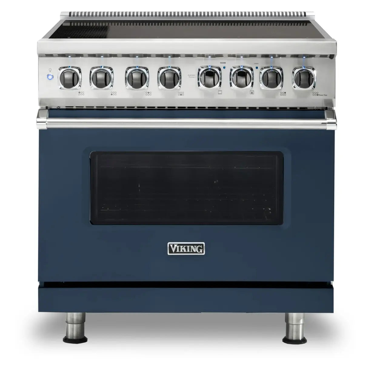 Viking 5 Series 36 inch Induction Self-Clean Range with 6 Elements (Slate Blue) - VIR53626BSB