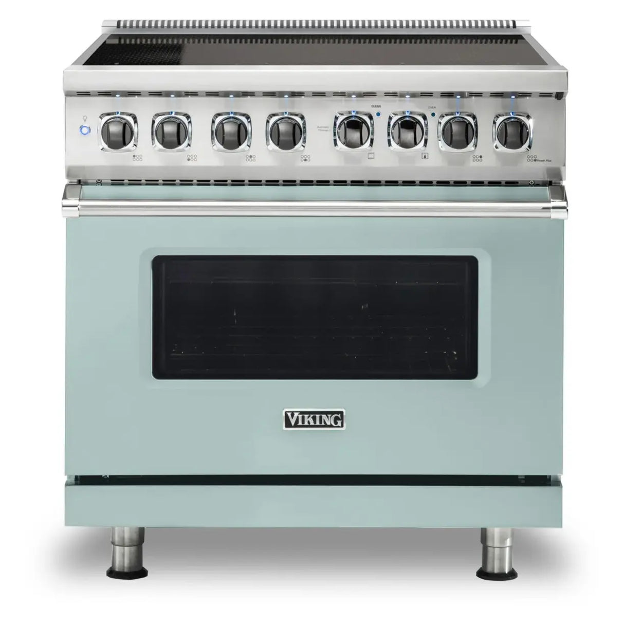 Viking 5 Series 36 inch Induction Self-Clean Range with 6 Elements (Splash) - VIR53626BSP