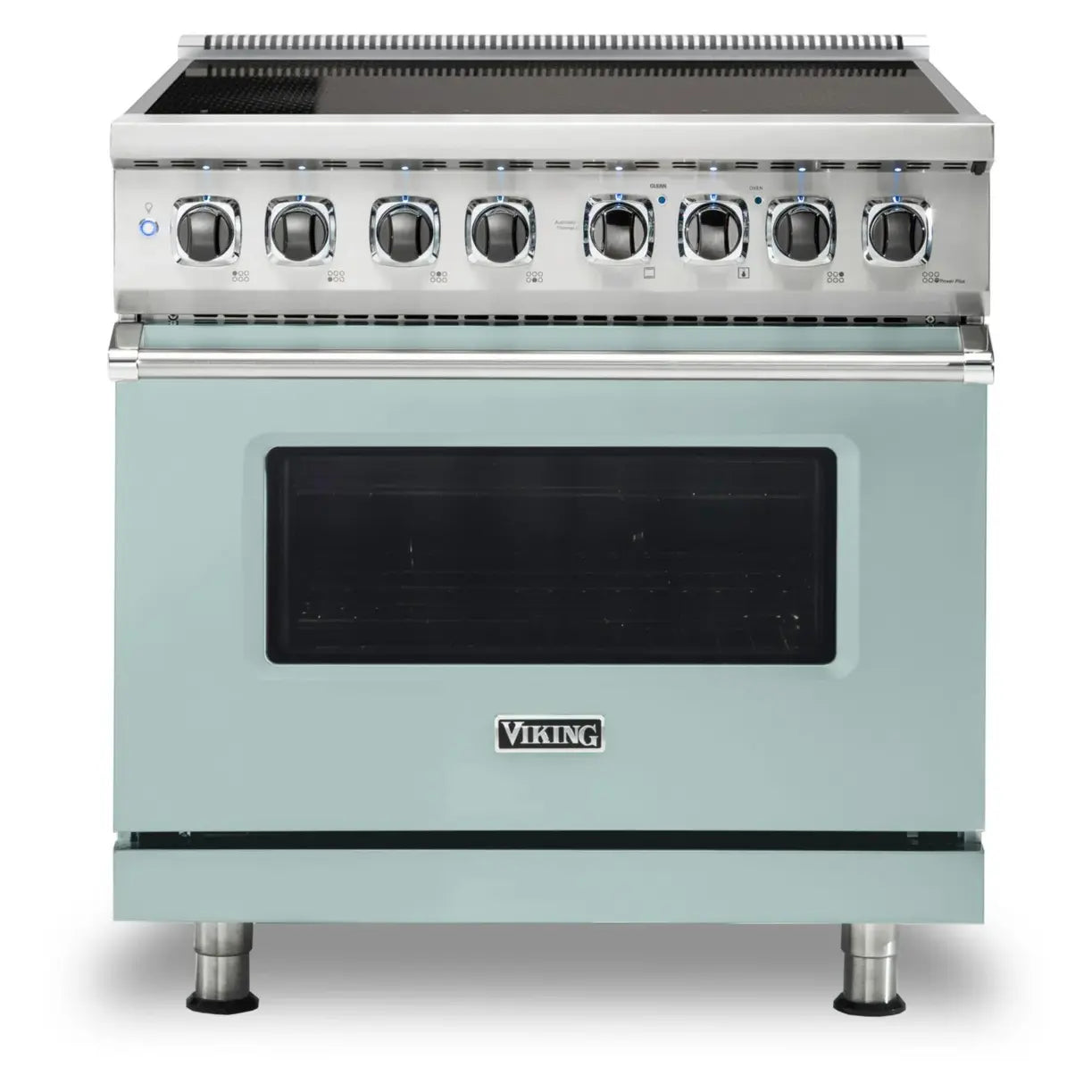 Viking 5 Series 36 inch Induction Self-Clean Range with 6 Elements (Splash) - VIR53626BSP