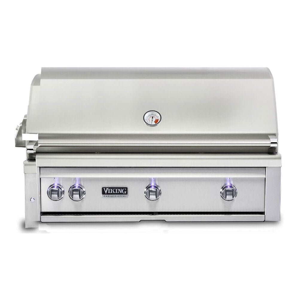 Viking 5 Series 42 inch Built-in Grill with ProSear Burner and Rotisserie in Stainless Steel - VQGI5421NSS