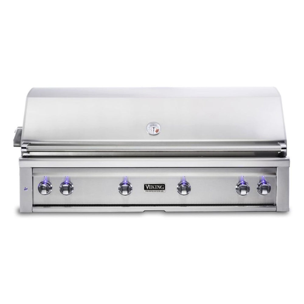 Viking 5 Series 54 inch Built-in Grill with ProSear Burner and Rotisserie in Stainless Steel - VQGI5541NSS
