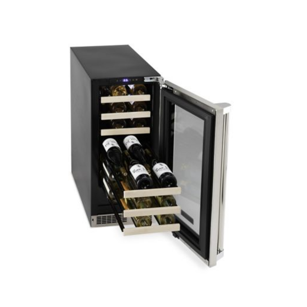 Viking 5 Series 15 inch Undercounter Wine Cellar with 24 Bottle Capacity in Stainless Steel - VWUI5151GSS