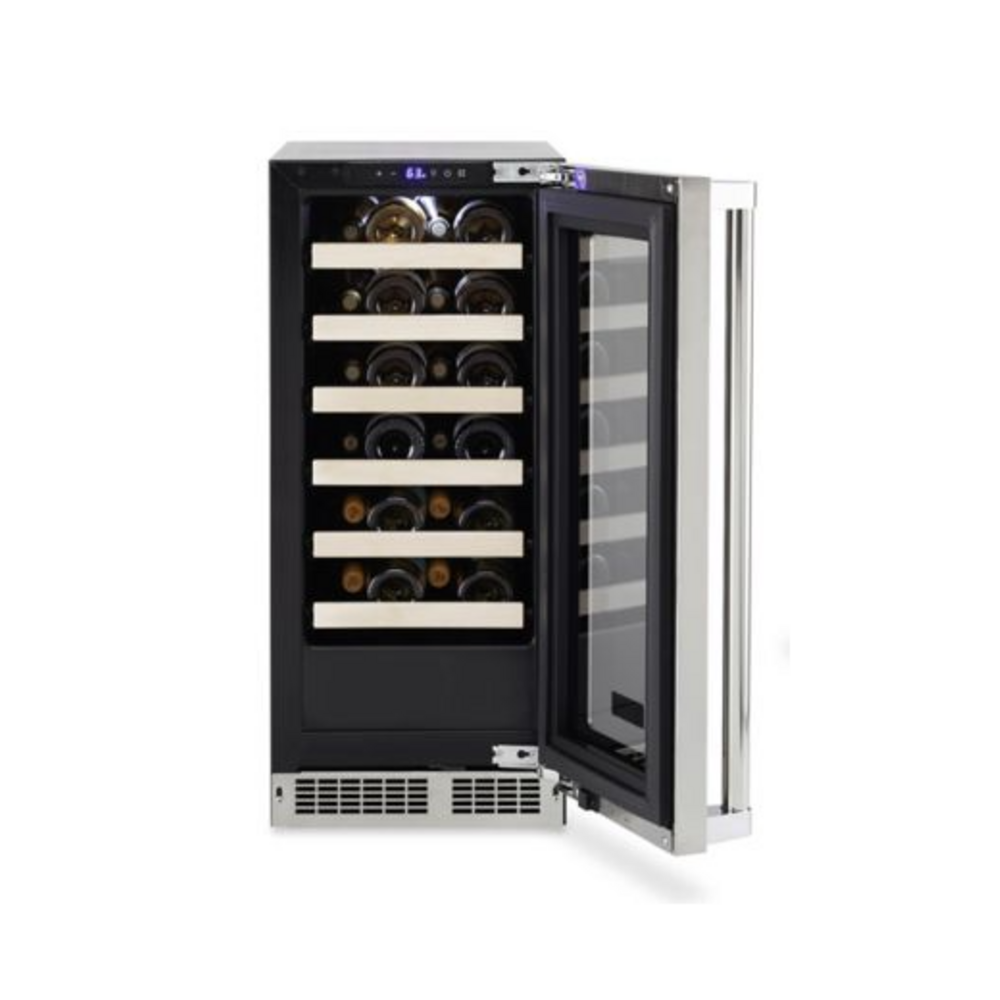 Viking 5 Series 15 inch Undercounter Wine Cellar with 24 Bottle Capacity in Stainless Steel - VWUI5151GSS