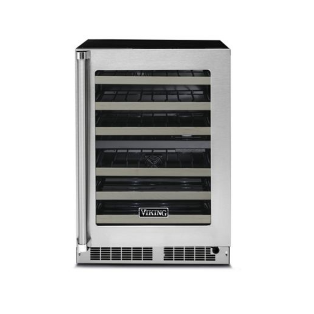 Viking 5 Series 24 inch Undercounter Wine Cellar with 48 Bottle Capacity in Stainless Steel - VWUI5241GSS