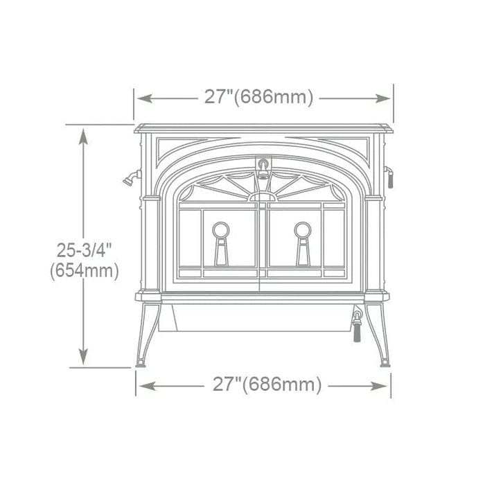 Vermont Castings Encore Wood Burning Stove - 2040-CAT-C