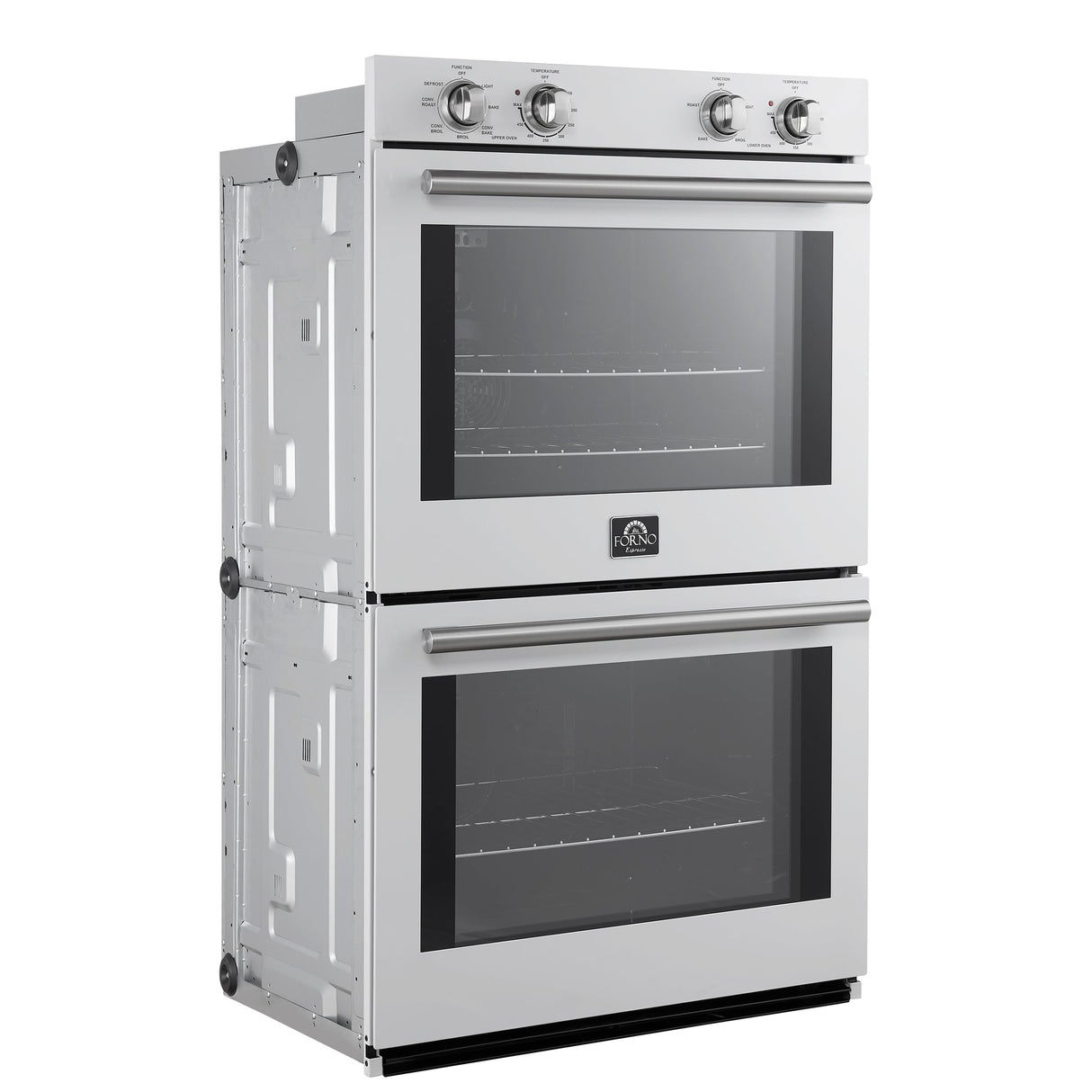 Forno Vomero 30" Double Wall Oven – 10 cu.ft, 7100W Convection, Mechanical Controls & Steam Clean