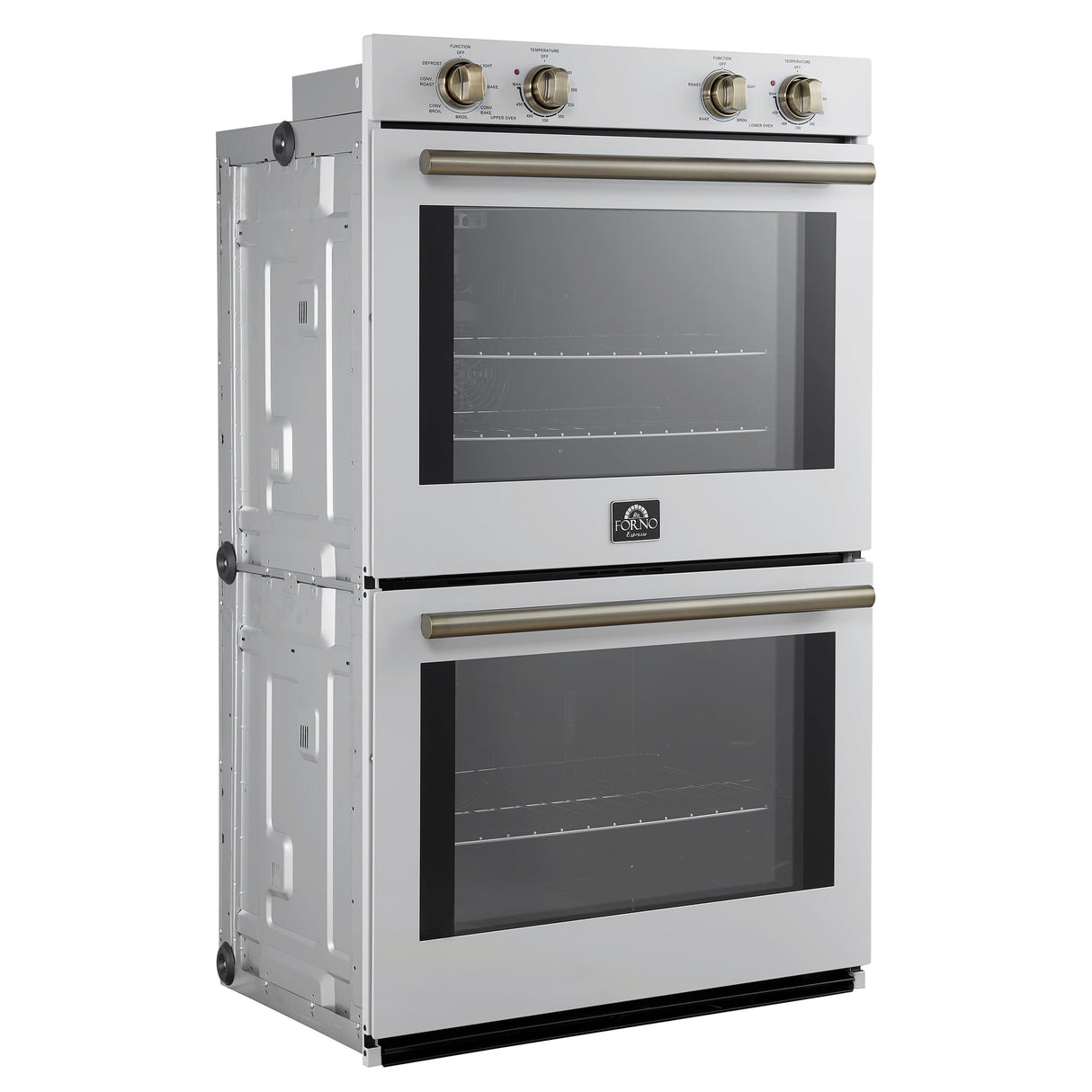 Forno Vomero 30" Double Wall Oven – 10 cu.ft, 7100W Convection, Mechanical Controls & Steam Clean