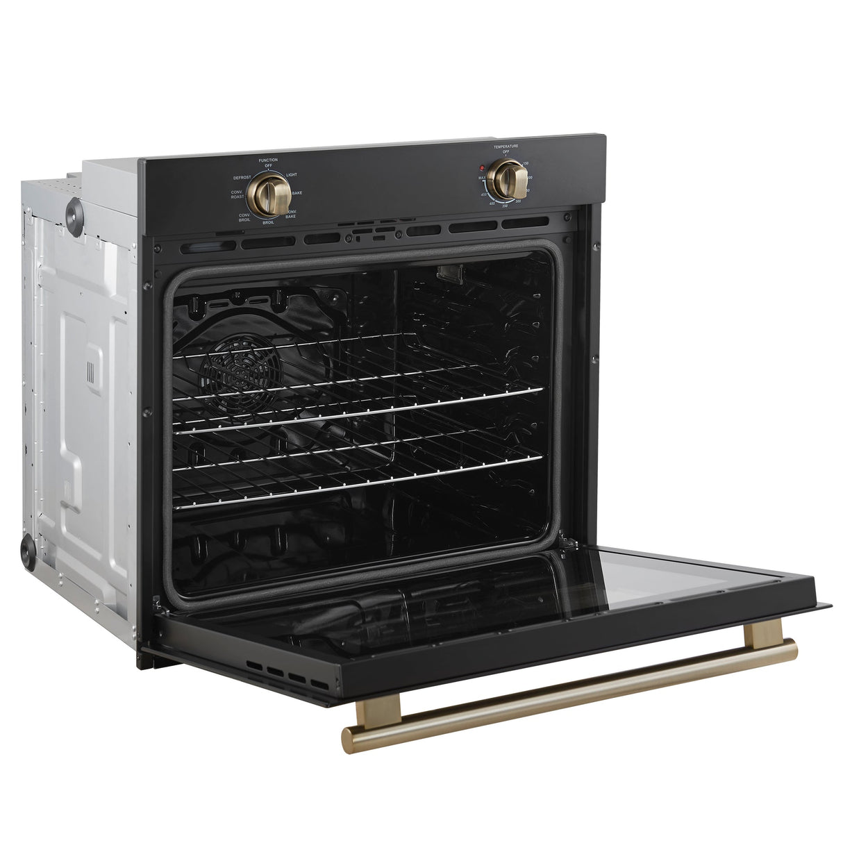 Forno Vomero 30" Wall Oven – 5 cu.ft, 3550W Convection, Mechanical Controls & Steam Clean