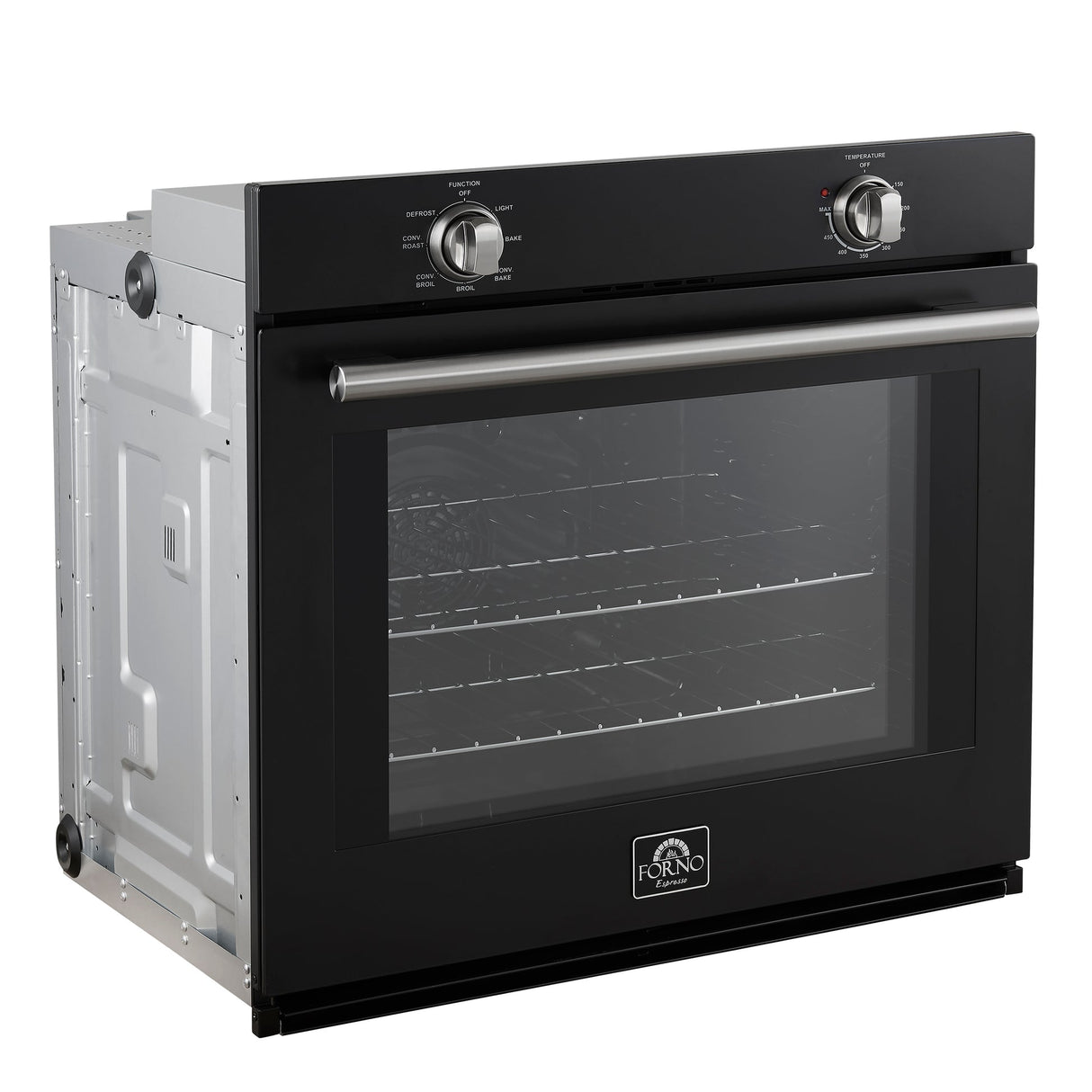 Forno Vomero 30" Wall Oven – 5 cu.ft, 3550W Convection, Mechanical Controls & Steam Clean