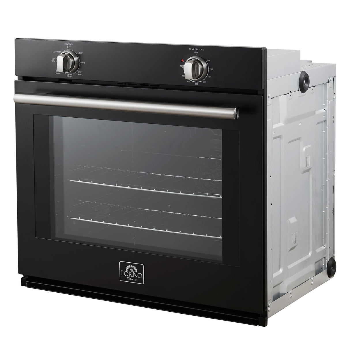 Forno Vomero 30" Wall Oven – 5 cu.ft, 3550W Convection, Mechanical Controls & Steam Clean
