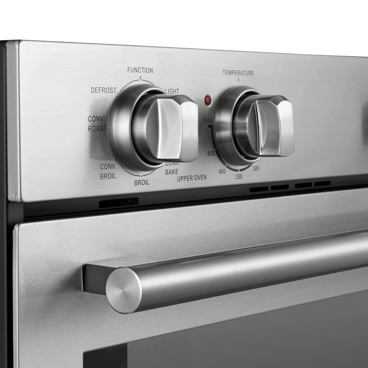 Forno Vomero 30" Double Wall Oven – Stainless Steel, 10 cu.ft, 7100W Convection, Mechanical Controls & Self-Cleaning Function