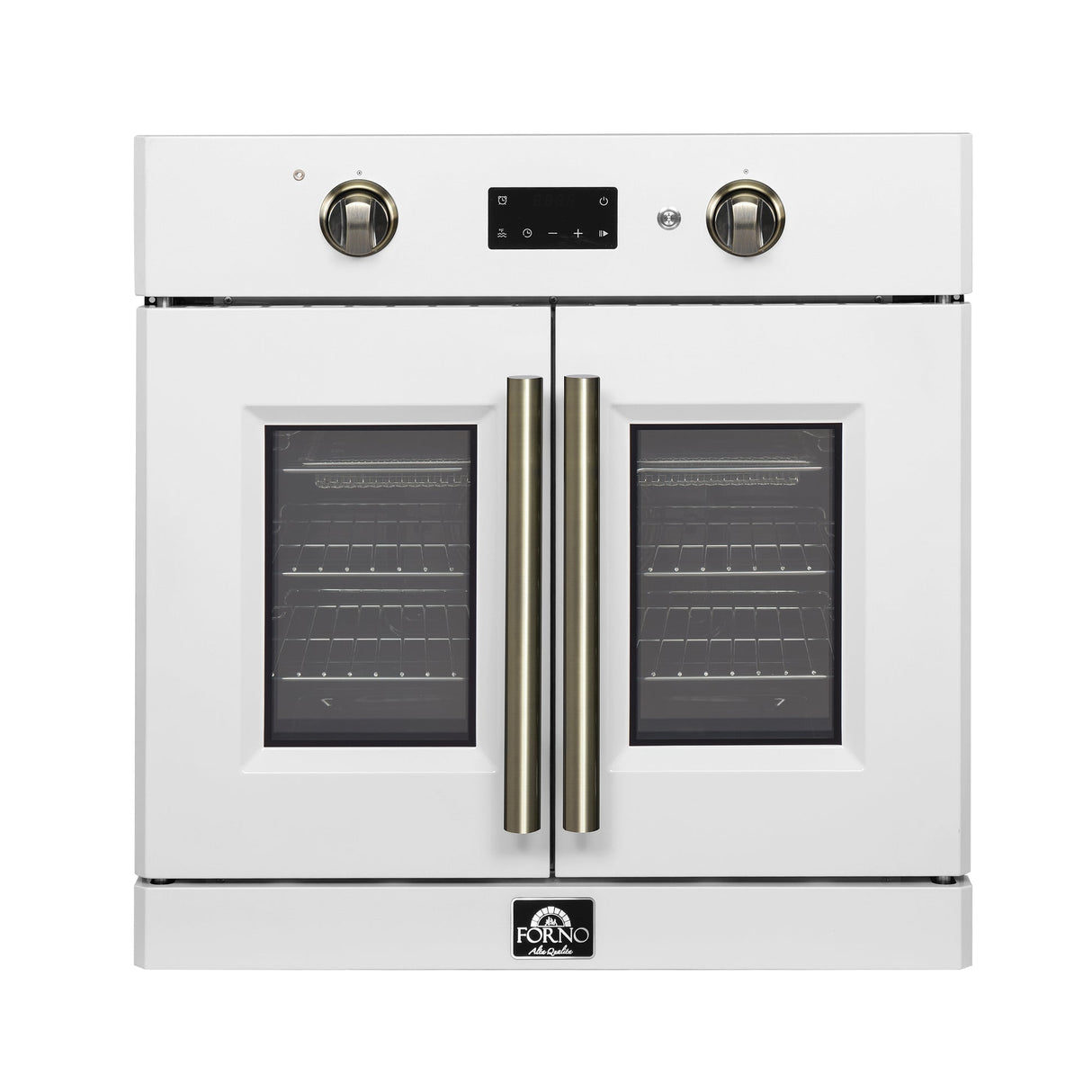 Forno Asti 30-Inch French Door Electric Wall Oven, 3.68 cu. ft. True Convection, 3,600W, Air Fry, Sous Vide, Self-Clean