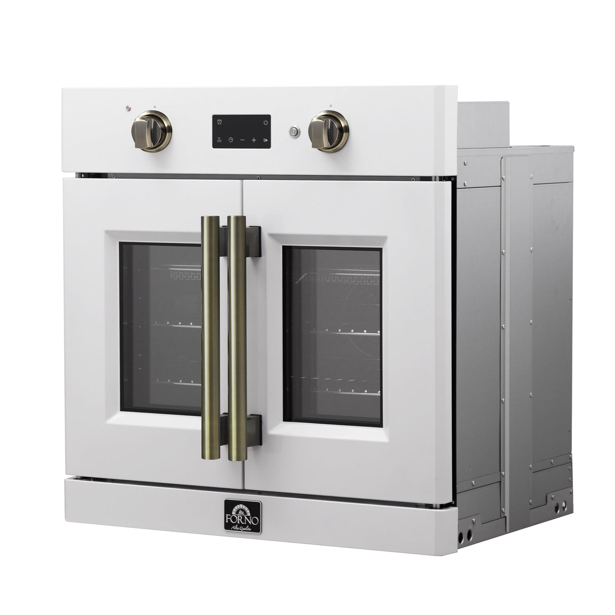 Forno Asti 30-Inch French Door Electric Wall Oven, 3.68 cu. ft. True Convection, 3,600W, Air Fry, Sous Vide, Self-Clean