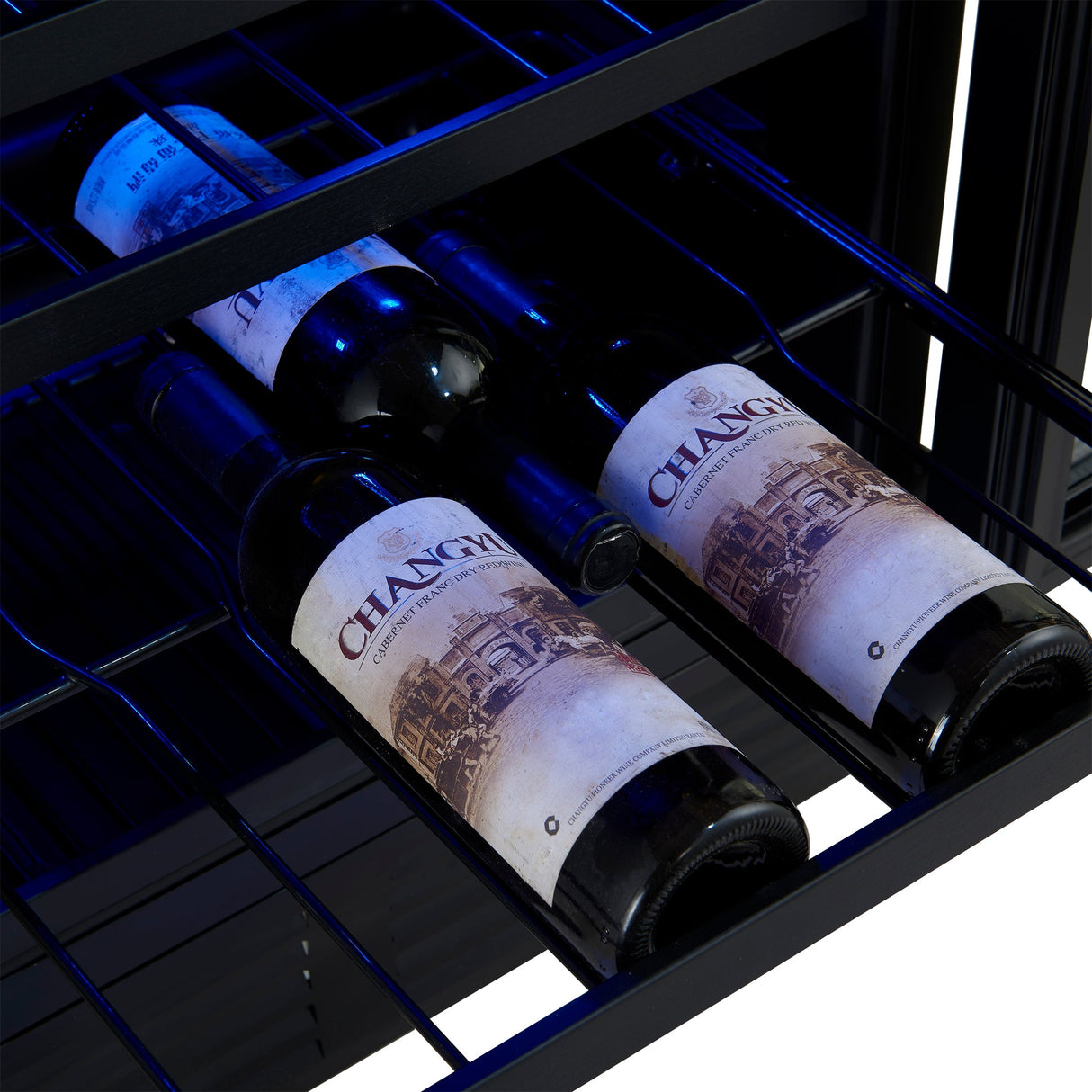 Forno Gemello 48 Inch Side-by-Side Wine and Beverage Cooler in Stainless Steel, French Door, 9.6 cu. ft.