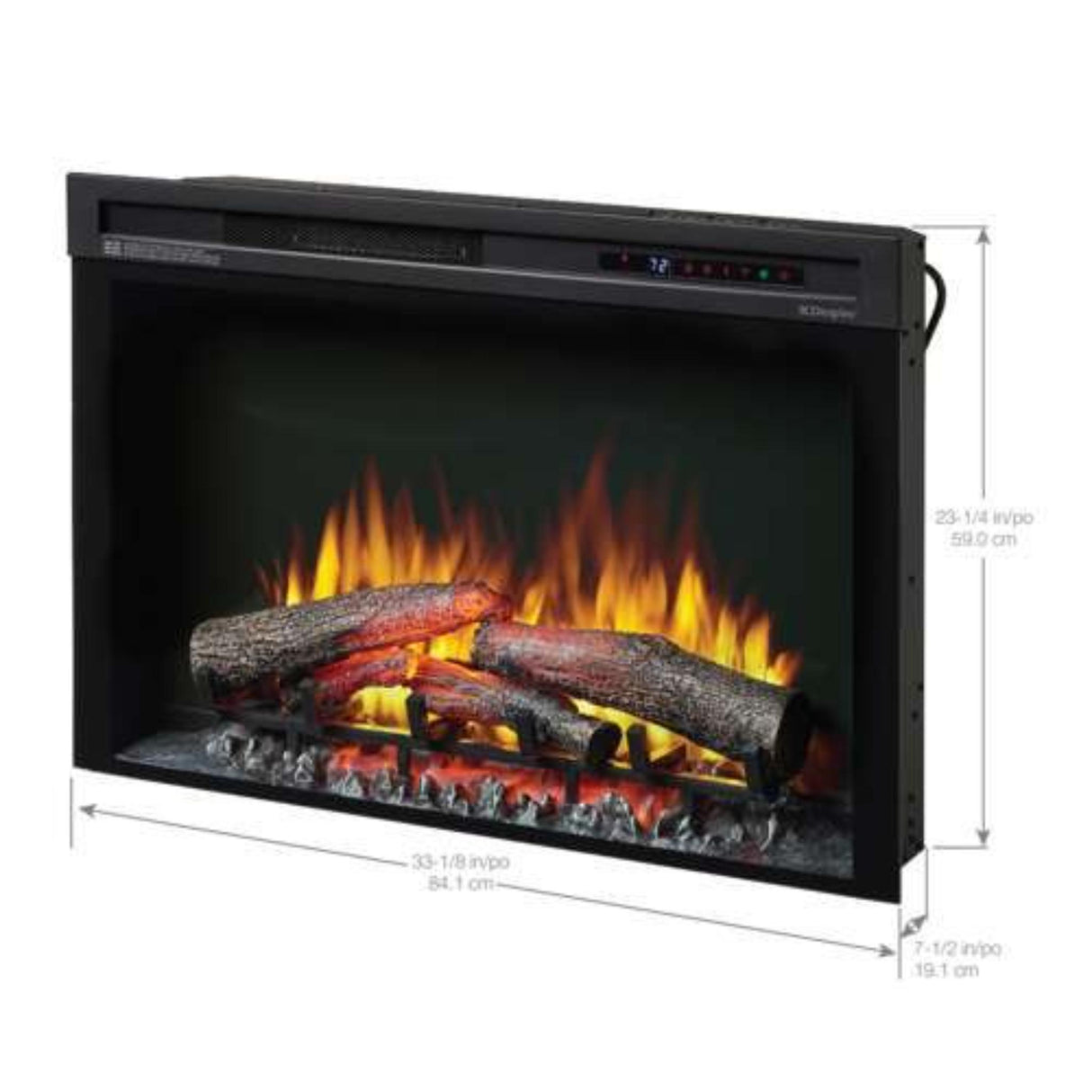Dimplex Nova 33" Plug-In Electric Firebox w/ Logs - XHD33L