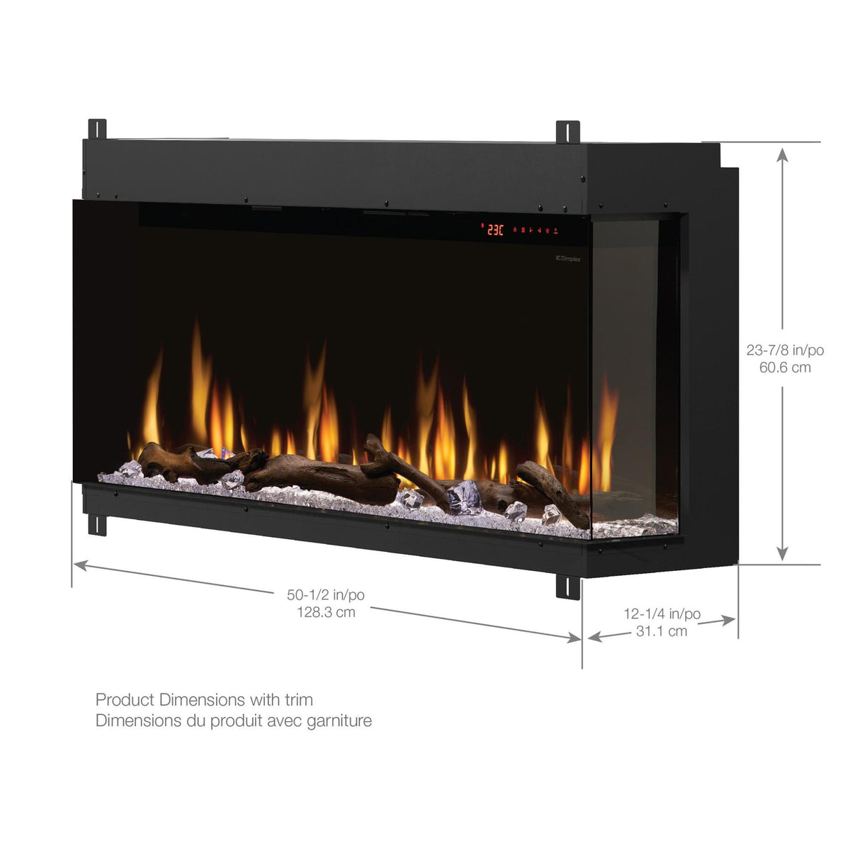 Dimplex Ignite Bold 50" Built-in Linear Electric Fireplace - XLF5017-XD