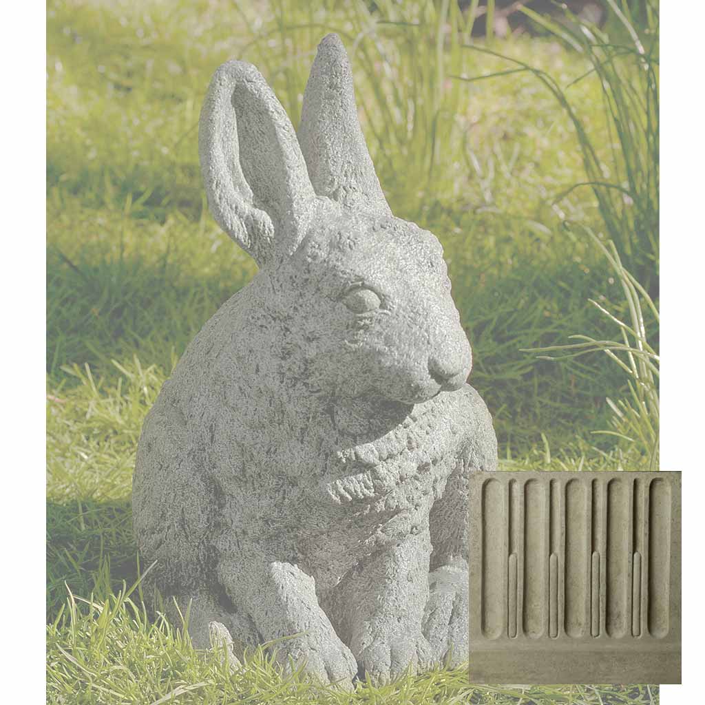 Campania Hare Seated - Ears Up Garden Statue - A-242
