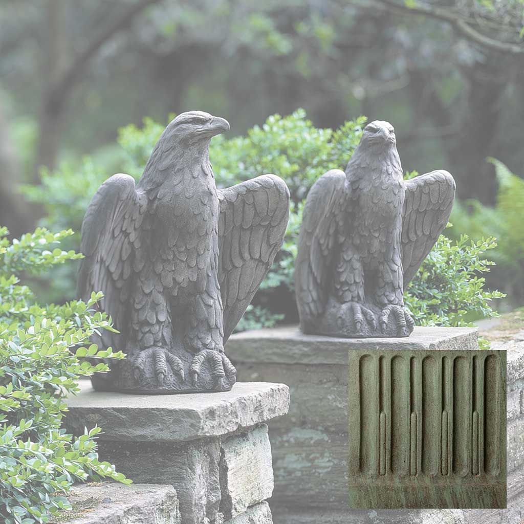 Campania Eagle Garden Statue - A-253 Set