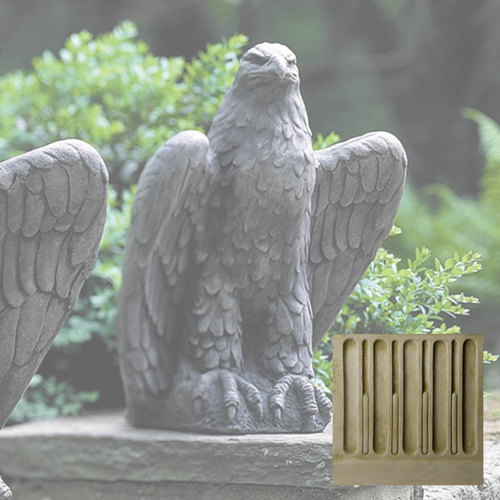 Campania Eagle Garden Statue - A-253 Set