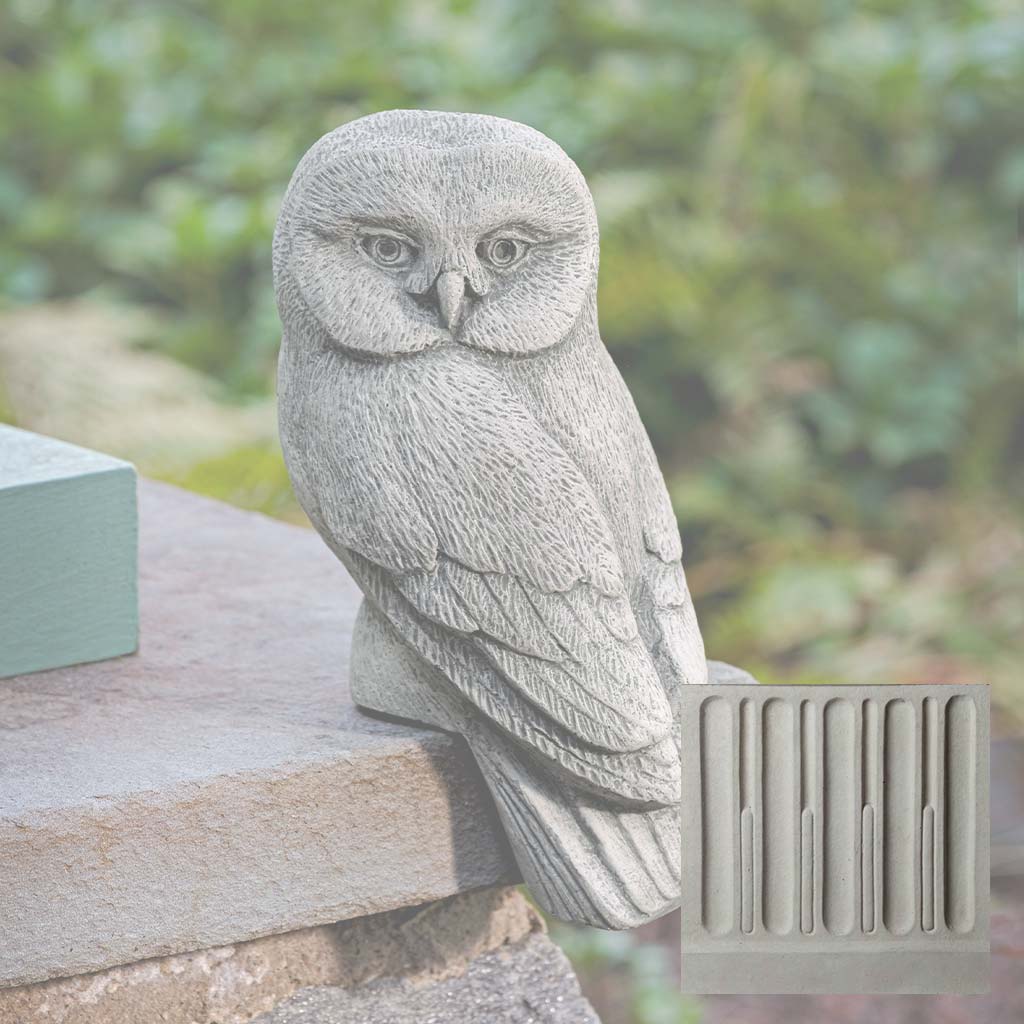 Campania Lunar Owl - Owl Only Garden Statue - A-667A