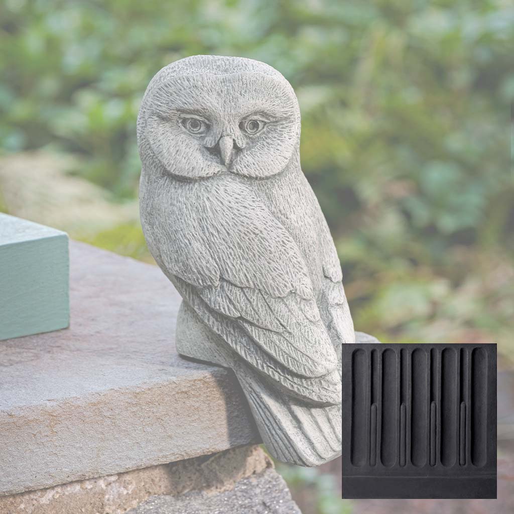 Campania Lunar Owl - Owl Only Garden Statue - A-667A