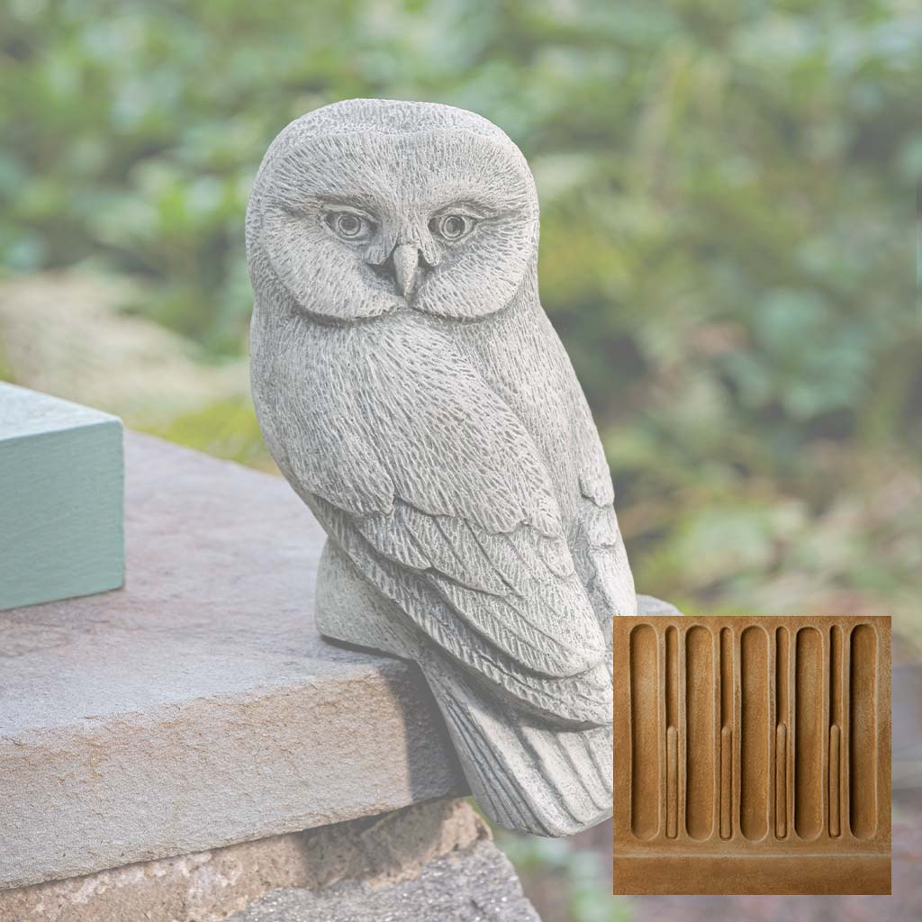 Campania Lunar Owl - Owl Only Garden Statue - A-667A