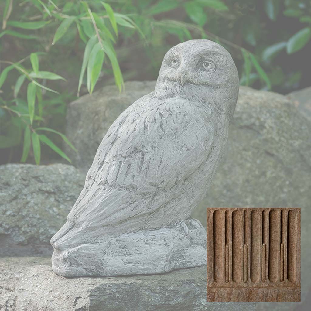Campania Polar Owl Garden Statue - A-679