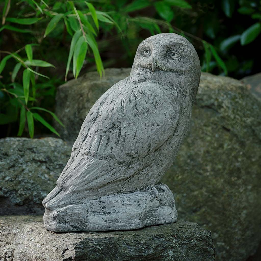 Campania Polar Owl Garden Statue - A-679