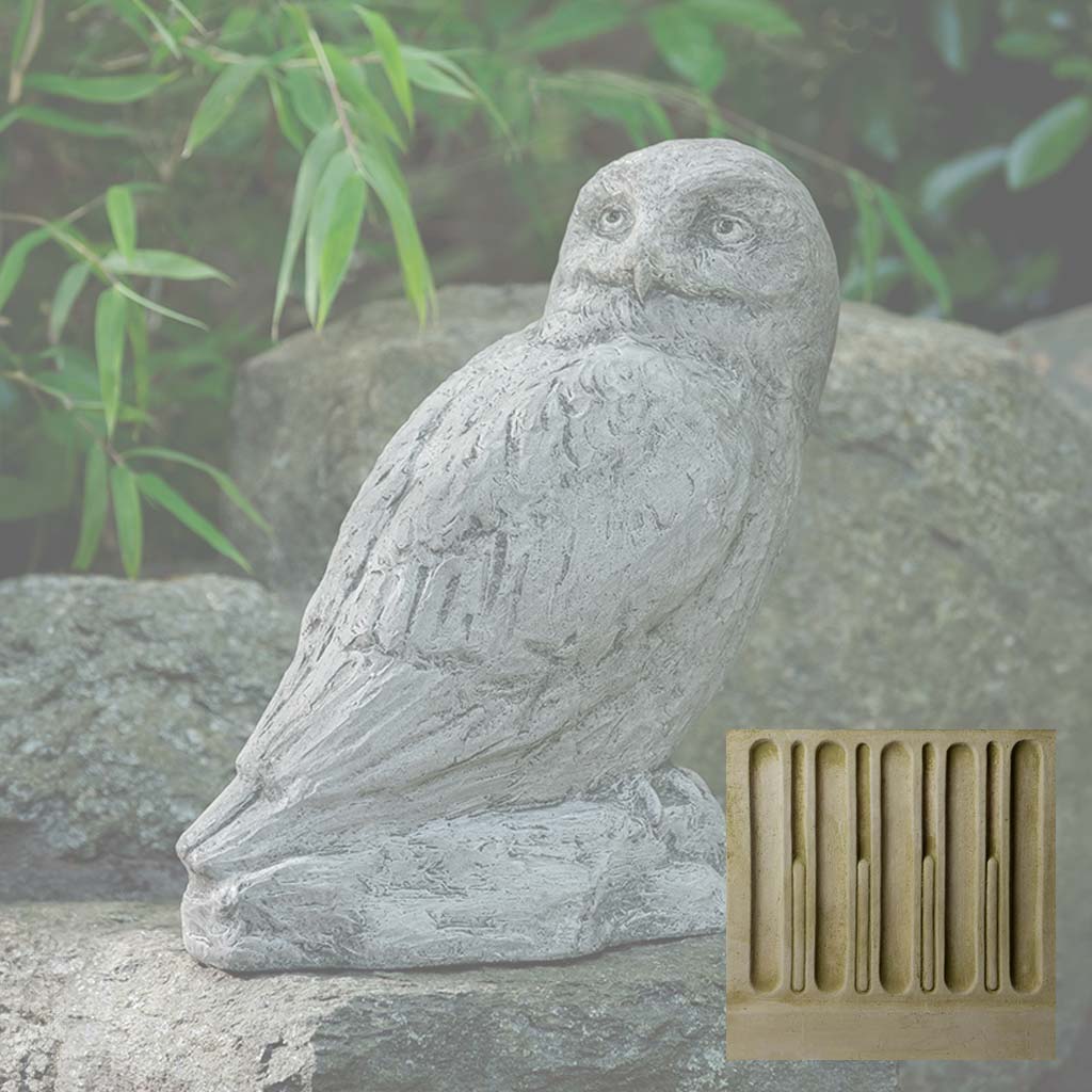 Campania Polar Owl Garden Statue - A-679