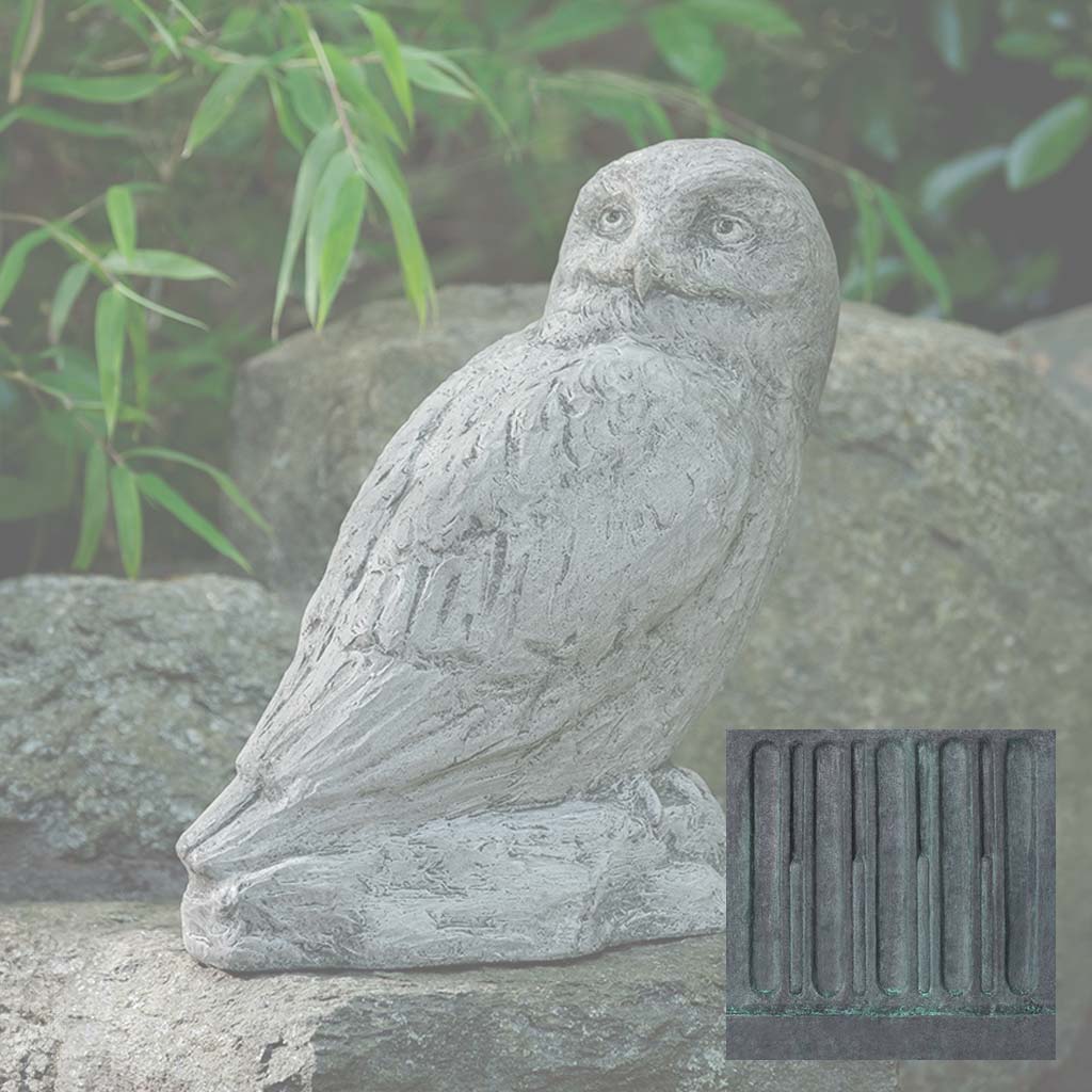 Campania Polar Owl Garden Statue - A-679