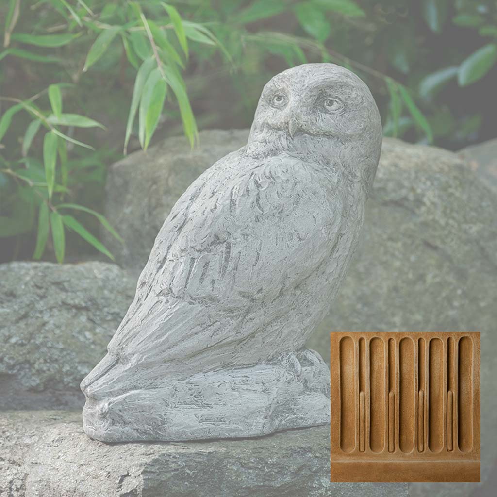Campania Polar Owl Garden Statue - A-679