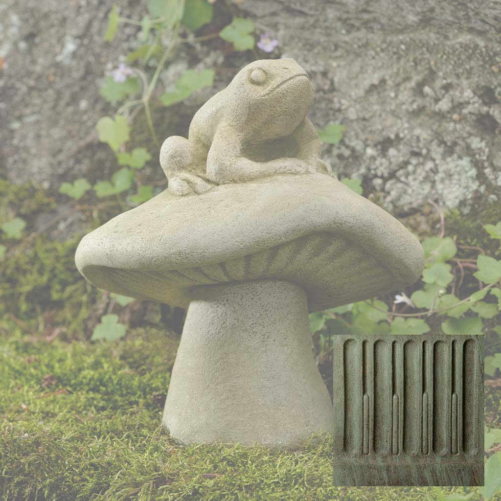 Campania Fun Guy Frog Garden Statue - A-687
