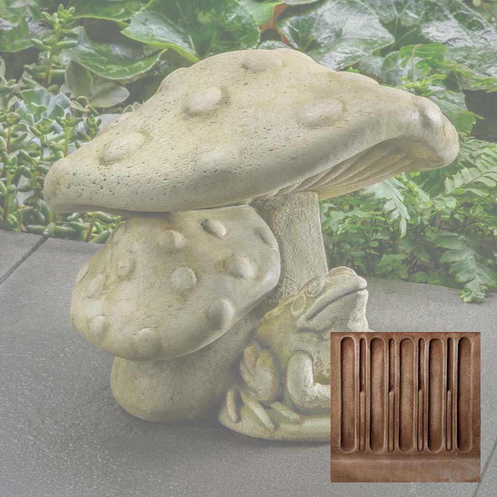 Campania Tucker Toadstool Garden Statue - A-688