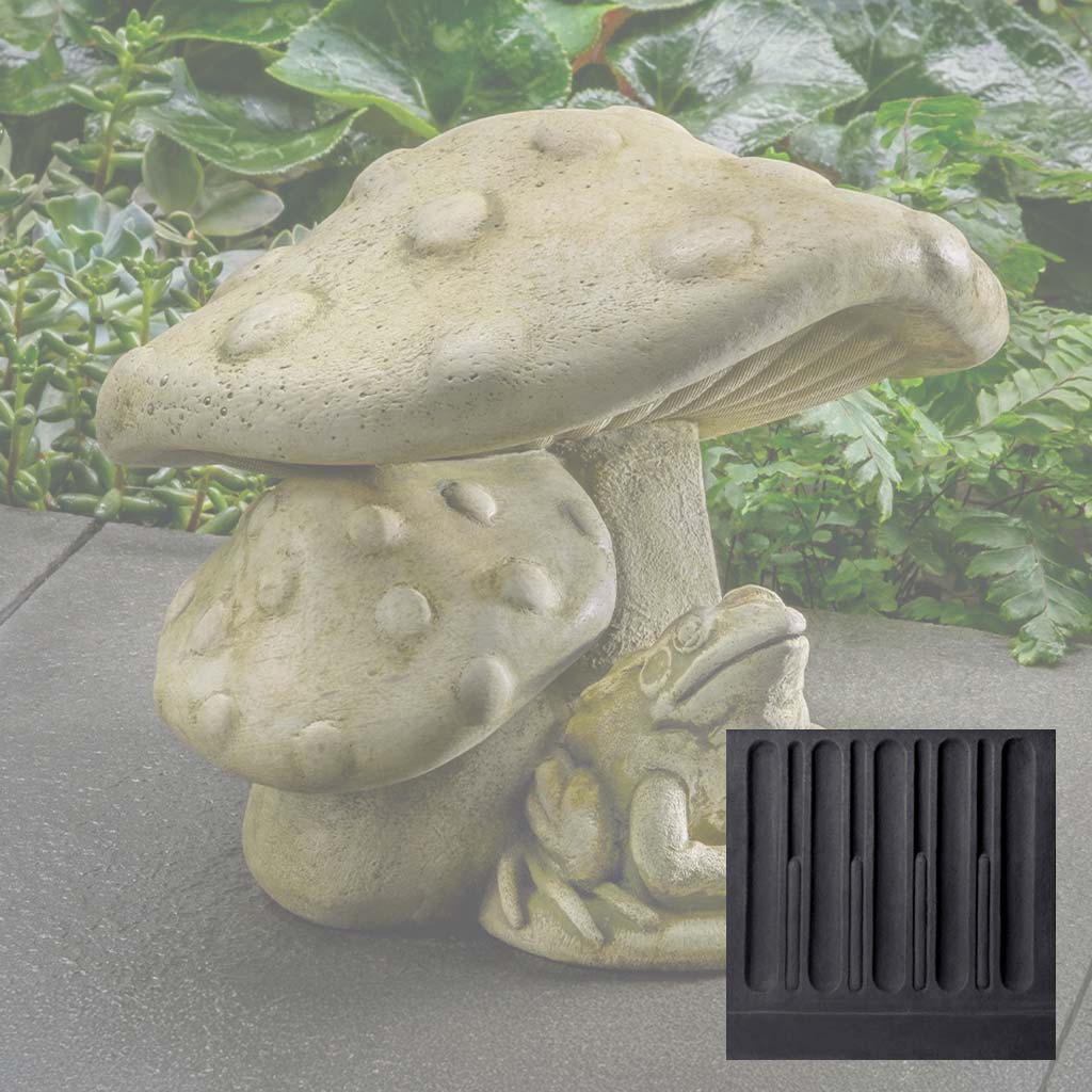 Campania Tucker Toadstool Garden Statue - A-688