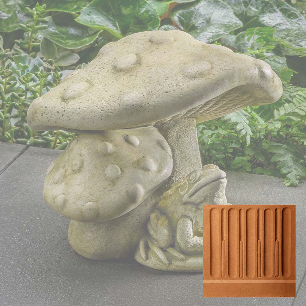 Campania Tucker Toadstool Garden Statue - A-688