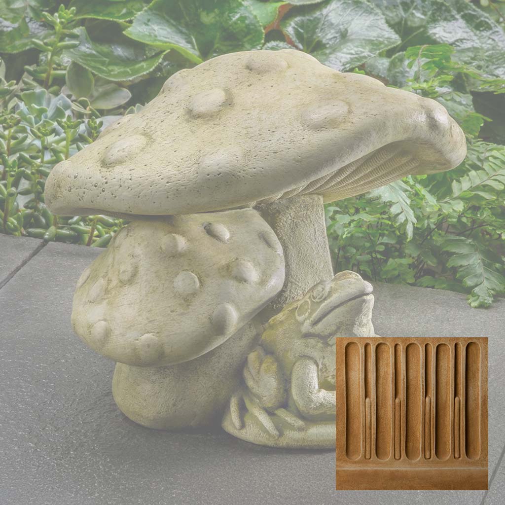 Campania Tucker Toadstool Garden Statue - A-688