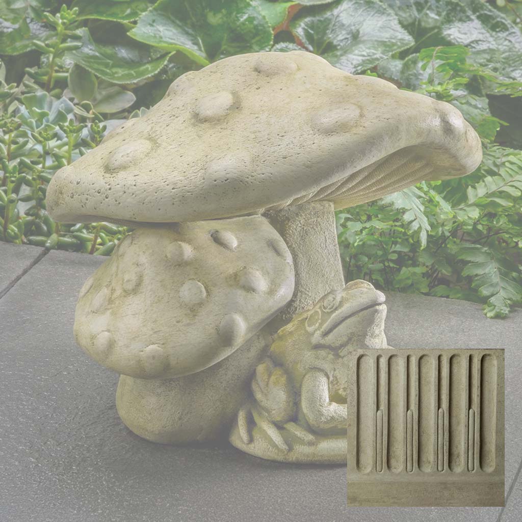 Campania Tucker Toadstool Garden Statue - A-688