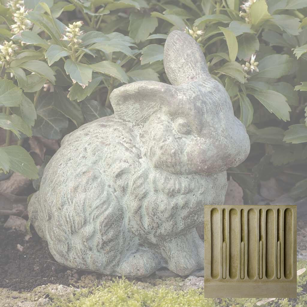 Campania Rabbit With 1 Ear Up Garden Statue - A-030
