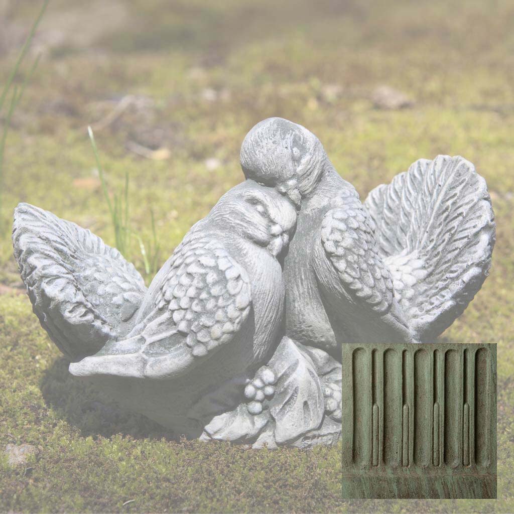 Campania Dove Pair, Small Garden Statue - A-036