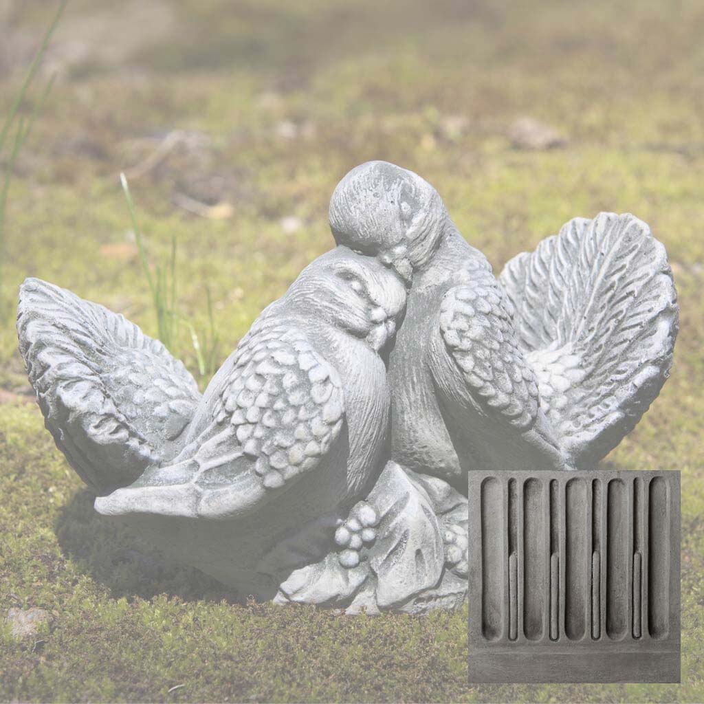 Campania Dove Pair, Small Garden Statue - A-036