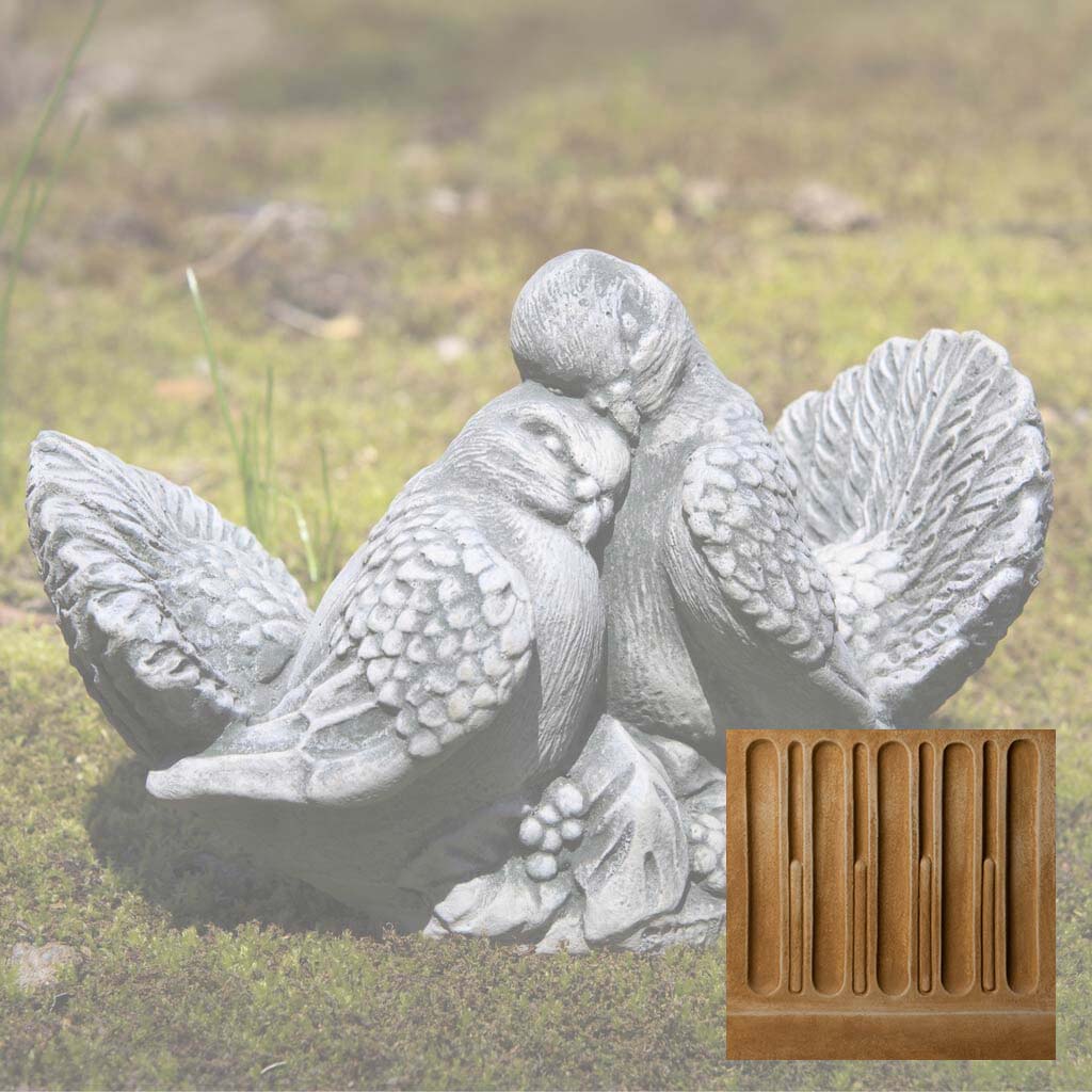 Campania Dove Pair, Small Garden Statue - A-036