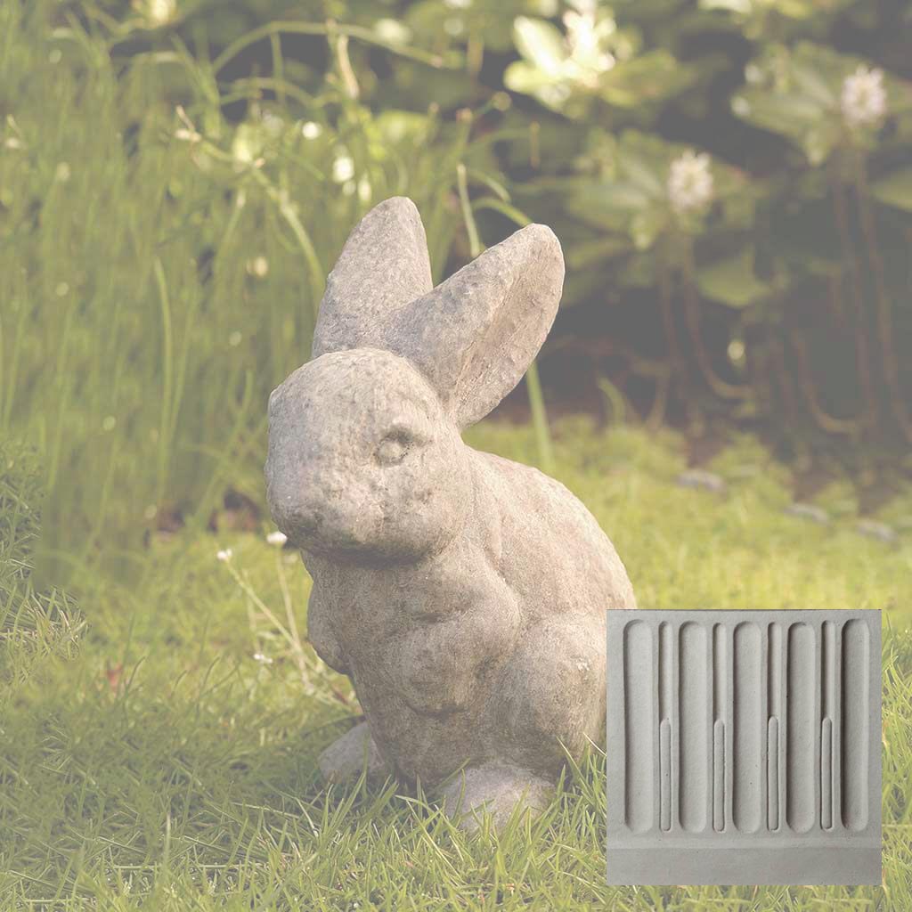 Campania Rabbit - Ears Up Garden Statue - A-073